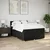 Vidaxl Box spring postelja z vzmetnico črna 160x200 cm blago