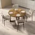 Bessagi Home Raztegljiva Jedilna Miza Miley, Hrast, 120-160x120