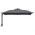 Vrtni suncobran S LED lampica Antracit 248,5 x 247,5 x 160 cm