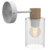 Zidna lampa MADERA 1xE27/60W/230V bela/drvo