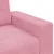 Vidaxl Dvosed roza 180x77x82 cm žamet