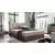 Boxspring postelja Wood 1 - 200x200 cm - temni hrast