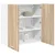 Viseći ormarić Sonoma hrast 80 x 31 x 80 cm Konstruirano drvo