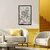 Wallity Zidna dekoracija Simpson 6, 40 x 62 cm, Crna