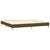 Vidaxl Box spring postelja z vzmetnico temno rjav 200x200 cm blago