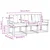 Set vanjskih sofa s jastukom 3 pcs Bijela i krem