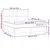 Vidaxl Box spring postelja z vzmetnico temno rjava 180x200 cm blago