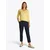 TOMMY HILFIGER Pulover Gold-tone Button Cuff  rumena