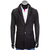 J.BOYZ muški kaput uz poslovni outfit Adare, crni, XL