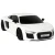 slomart RASTAR RC Avto Audi R8 - Belo, 1:24