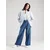 Tommy Jeans Bluza svetlo modra/bela