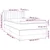Vidaxl Box spring postelja z vzmetnico svetlo siv 100x200 cm blago