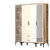 Hanah home Ormar Kumsal PTR 160x47,5x201cm Orah