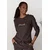 BENCH Majica  antracit / bela