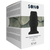 Sono No.49 Small Hollow Tunnel Butt Plug 3 Inch Black