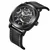 Moška ročna ura Benyar Mechanical Skeleton Black