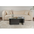 HANAH HOME Sto za dnevnu sobu Vetrino Anthracite