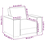 Sofa fotelja vino crvena 100x78x84 cm tkanina