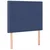 Vidaxl Box spring postelja z vzmetnico moder 90x200 cm blago