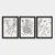 Wallity Uramljena slika 3SC_UN2968500_3545, 35x45 cm, 3 dela