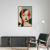 Canvas Slika na platnu Red lady, 30x45 cm, Sa ramom, Crni