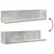 Zidne police 2 kom Beton siva 75x16,5x16,5 cm Konstruirano drvo