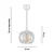 OPVIQ Luster Kruhovy White