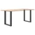 Noge za blagovaonski stol U-oblik 2 kom antracit 70 x (72-73) cm čelik