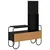 Toaletni stol Crni hrast 100 x 36,5 x 136 cm Konstruirano drvo