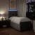 vidaXL Box spring postelja z vzmetnico taupe 90x190 cm blago