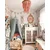 Roza perlasti lestenec M 33x63
