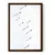 WallXpert uramljena MDF slika 3752KACT-038, skijaši na snegu iz ptičje perspektive, 37 x 52 cm