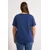 Trendyol Curve Ženska majica Tbbss24Bf00029, Plava
