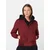 Womens Light Bomber jacket in burgundy