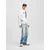 KARL LAGERFELD JEANS Majica ESSENTIAL črna/bela