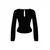 Trendyol Milla ženska bluza TPRAW24BZ00053, crna