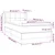 Vidaxl Box spring postelja z vzmetnico temno rjava 80x200 cm blago
