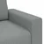 Dvodijelni set sofa s jastucima, svijetlo siva tkanina