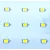 V-TAC LED REFLEKTOR 200W SMD 6500K 17600Lm, 400x33x333mm, 3KG, VT6734