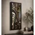WallXpert zidna dekoracija MDF i pleksiglas KKMP-003, apstraktna geometrijska kompozicija, 26 x 66 cm