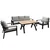 Rojaplast ROTTERDAM aluminijasta jedilna miza 138x80 cm