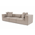 ATELIER DEL SOFA Sofa trosed Sora 3 Sand Beige