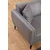 Atelier del Sofa Trosed Belissimo 220x67x95cm Sivi