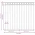 Vidaxl Element Ograje ASSEN Siva 170 x 150 cm Jeklo
