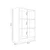 Hanah Home polica za knjige Bili3 80, 80 cm, bela