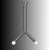 Opviq luster Balance 20551-I, 2 × E14, sivi