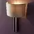 Endon 95449 - Zidna lampa 1xE27/10W/230V bež/mat hrom