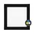 Ecolite LED-WSQ-CCT/12W/CR- LED ugradna svetiljka RAFA LED/12W/230V IP44 crna