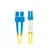 Lanberg SM SC/UPC-LC/UPC DUPLEX 3.0mm LSZH G657A1 2m rumen optični patchcord