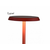ARIA 36 Podna lampa 12W 3000K Crvena